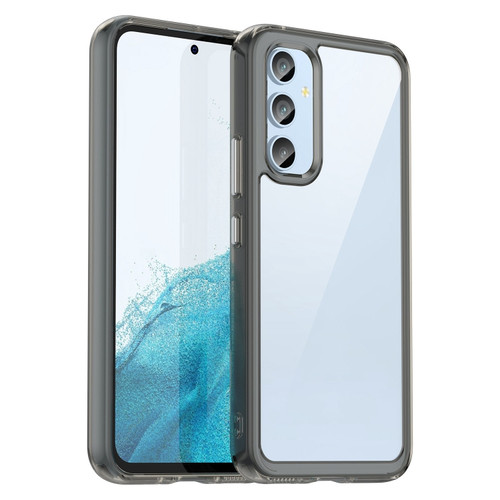 Samsung Galaxy A54 5G Colorful Series Acrylic + TPU Phone Case - Transparent Grey