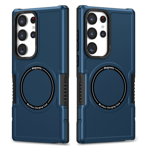 Samsung Galaxy S23 Ultra 5G MagSafe Shockproof Armor Phone Case - Dark Blue