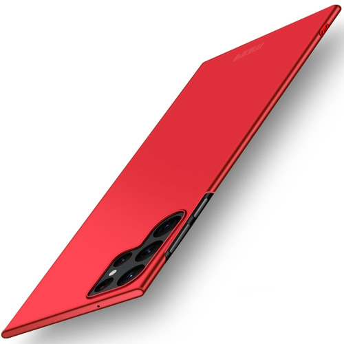 Samsung Galaxy S23 Ultra 5G MOFI Micro Frosted PC Ultra-thin Hard Case - Red