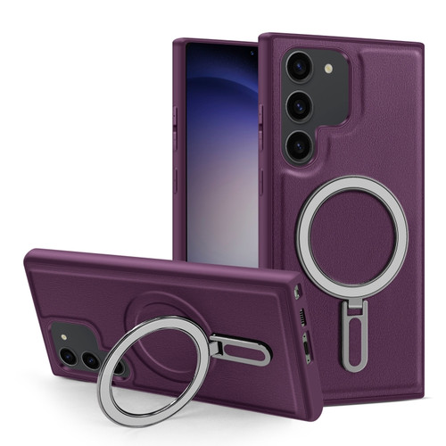 Samsung Galaxy S23 5G MagSafe Magnetic Holder Phone Case - Purple