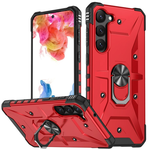 Samsung Galaxy S23 5G Ring Holder Phone Case - Red
