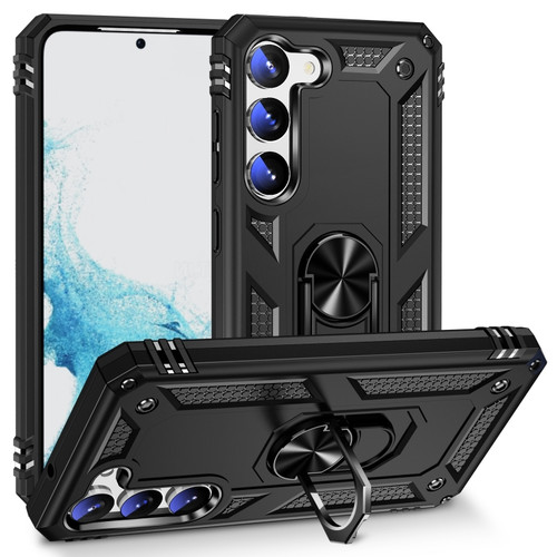 Samsung Galaxy S23 5G Shockproof TPU + PC Phone Case - Black