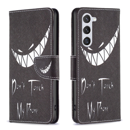 Samsung Galaxy S23 5G Drawing Pattern Leather Phone Case - Smirk