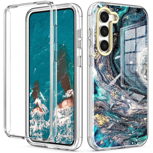 Samsung Galaxy S23 5G 360 Full Body Painted Phone Case - Marble L09