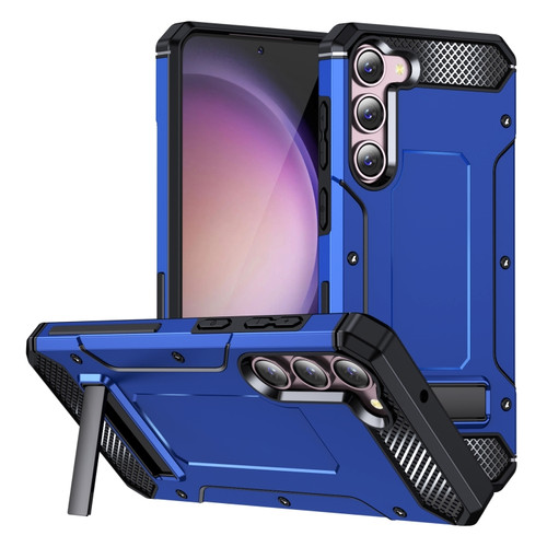 Samsung Galaxy S23 5G Matte Holder Phone Case - Dark Blue