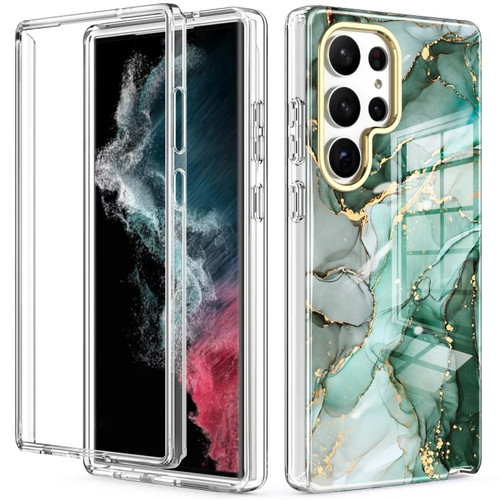 Samsung Galaxy S23 Ultra 5G 360 Full Body Painted Phone Case - Marble L12