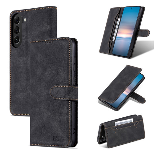 Samsung Galaxy S23+ 5G AZNS Dream II Skin Feel Flip Leather Phone Case - Black