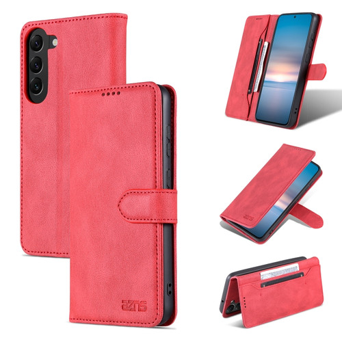 Samsung Galaxy S23+ 5G AZNS Dream II Skin Feel Flip Leather Phone Case - Red