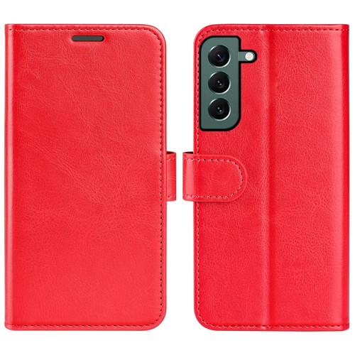 Samsung Galaxy S23+ 5G R64 Texture Leather Phone Case - Red