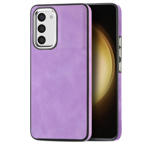 Samsung Galaxy S23+ 5G Skin-Feel Electroplating TPU Shockproof Phone Case - Purple