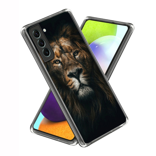 Samsung Galaxy S23+ 5G Colored Drawing Clear TPU Phone Protective Case - Lion King