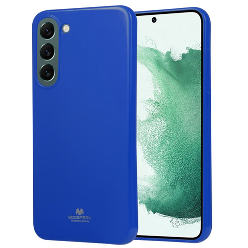 Samsung Galaxy S23+ 5G GOOSPERY PEARL JELLY Shockproof TPU Phone Case - Blue