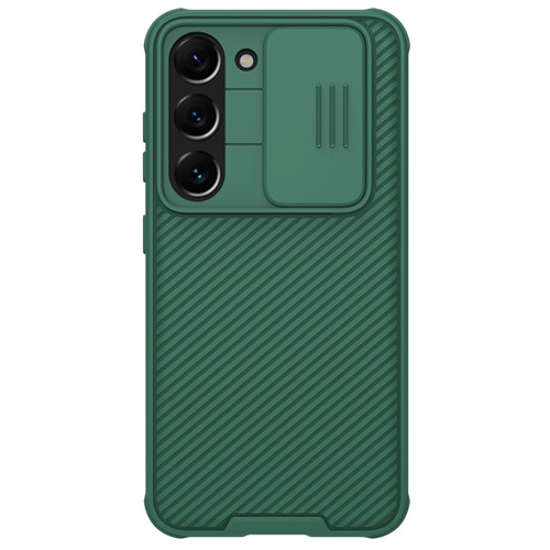 Samsung Galaxy S23+ 5G NILLKIN Black Mirror Pro Series Camshield Phone Case - Green