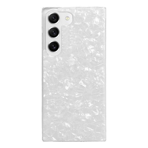 Samsung Galaxy S23+ 5G Shell Pattern TPU Protective Phone Case - White