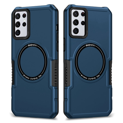 Samsung Galaxy S23+ 5G MagSafe Shockproof Armor Phone Case - Dark Blue