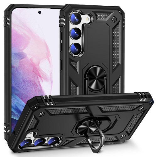 Samsung Galaxy S23+ 5G Shockproof TPU + PC Phone Case - Black