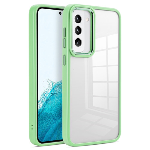Samsung Galaxy S23+ 5G Clear Acrylic Soft TPU Phone Case - Tea Green