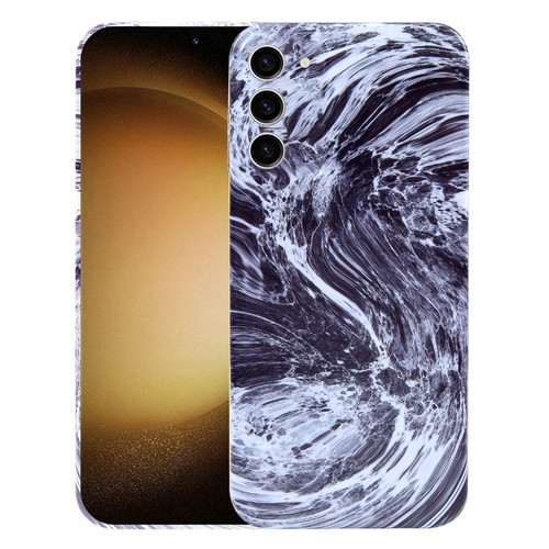 Samsung Galaxy S23+ 5G Marble Pattern Phone Case - Black White