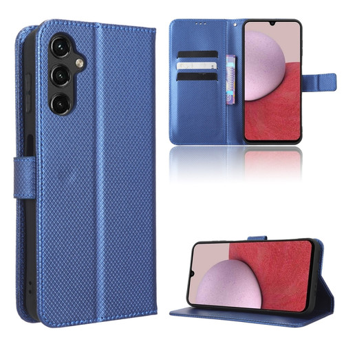 Samsung Galaxy A14 5G Diamond Texture Leather Phone Case - Blue