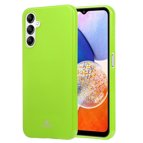 Samsung Galaxy A14 5G GOOSPERY PEARL JELLY Shockproof TPU Phone Case - Fluorescent Green