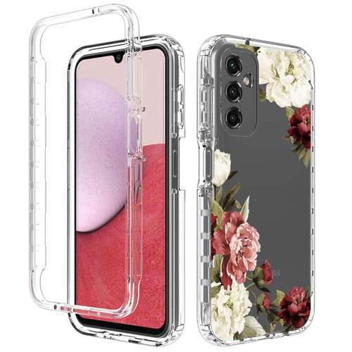Samsung Galaxy A14 5G / 4G Transparent Painted Phone Case - Rose