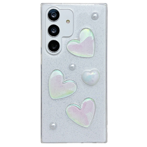 Samsung Galaxy A14 4G/5G Love Epoxy TPU Protective Case - Transparent