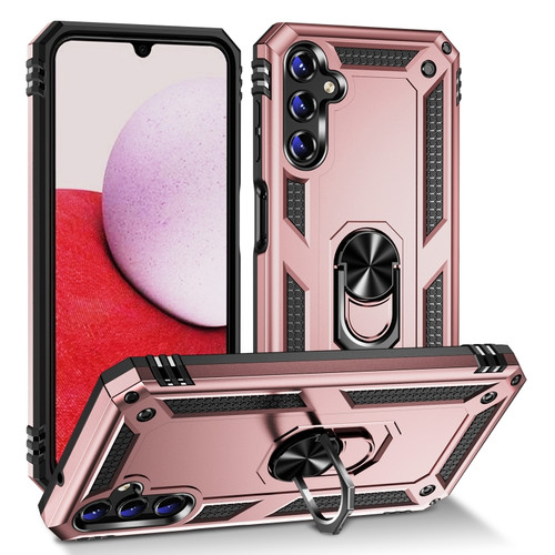 Samsung Galaxy A14 5G Shockproof TPU + PC Phone Case - Rose Gold