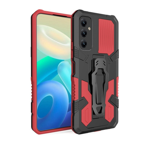 Samsung Galaxy A14 5G Armor Warrior Shockproof PC + TPU Phone Case - Red