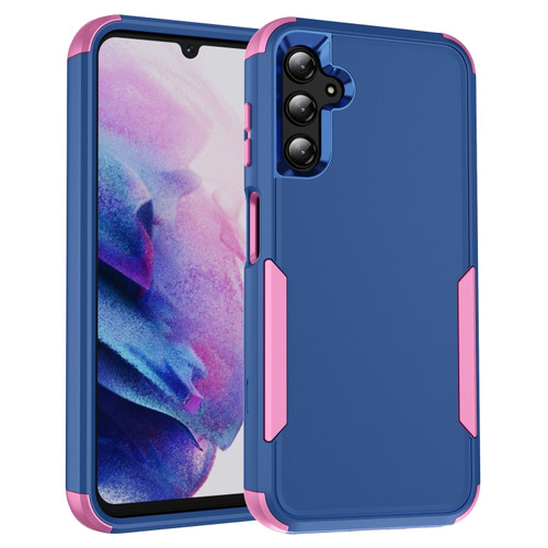 Samsung Galaxy A14 5G / A14 4G TPU + PC Shockproof Protective Phone Case - Royal Blue + Pink