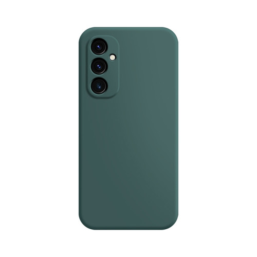 Samsung Galaxy A14 5G Imitation Liquid Silicone Phone Case - Dark Green