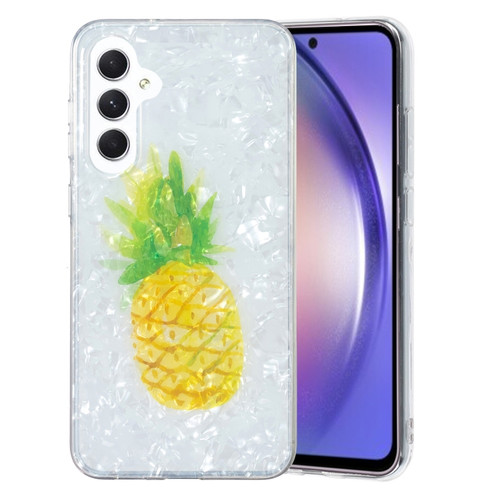 Samsung Galaxy A14 5G IMD Shell Pattern TPU Phone Case - Pineapple