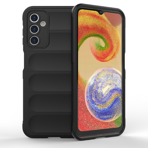 Samsung Galaxy A14 5G Magic Shield TPU + Flannel Phone Case - Black