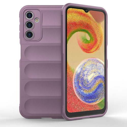 Samsung Galaxy A14 5G Magic Shield TPU + Flannel Phone Case - Purple