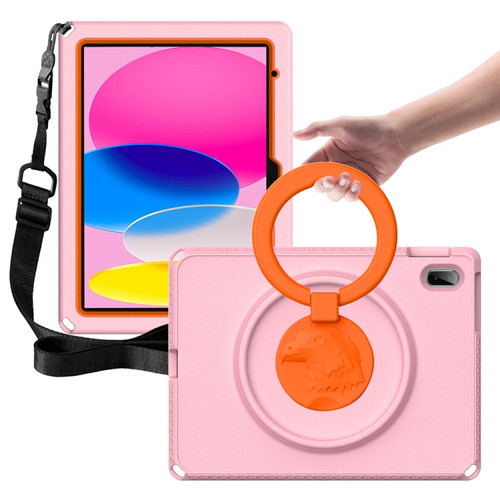 iPad 10th Gen 10.9 2022 EVA + PC Shockproof Tablet Case with Waterproof Frame - Pink