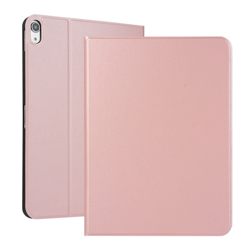 iPad 10th Gen 10.9 2022 Voltage Elastic Leather TPU Protective Case with Holder - Rose Gold
