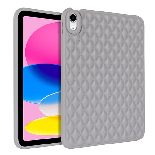 iPad Air 5 10.9 / Air 4 Rhombic TPU Tablet Case - Grey