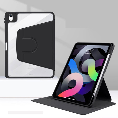 Acrylic Rotating Leather Tablet Case iPad Air 2022 / 2020 10.9 - Black