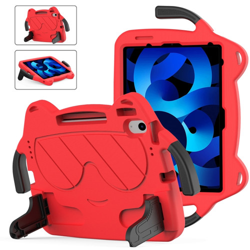 iPad Air 2022 / Air 2020 10.9 Ice Baby EVA Shockproof Hard PC Tablet Case - Red+Black