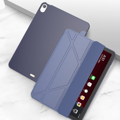 Multi-folding Surface PU Leather Case with Holder & Sleep / Wake-up iPad Air 2022 / 2020 10.9