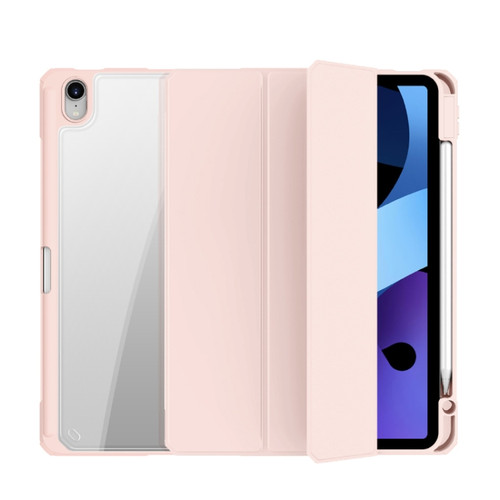 Mutural Pinyue Series PC + TPU Horizontal Flip Leather Case with Holder & Pen Slot & Sleep / Wake-up Function iPad Air 2022 / 2020 10.9 - Pink