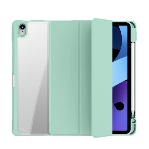 Mutural Pinyue Series PC + TPU Horizontal Flip Leather Case with Holder & Pen Slot & Sleep / Wake-up Function iPad Air 2022 / 2020 10.9 - Mint Green