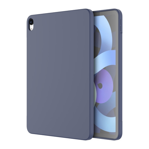 iPad Air 2022 / Air 2020 10.9 Mutural Silicone Microfiber Tablet Case - Midnight Blue