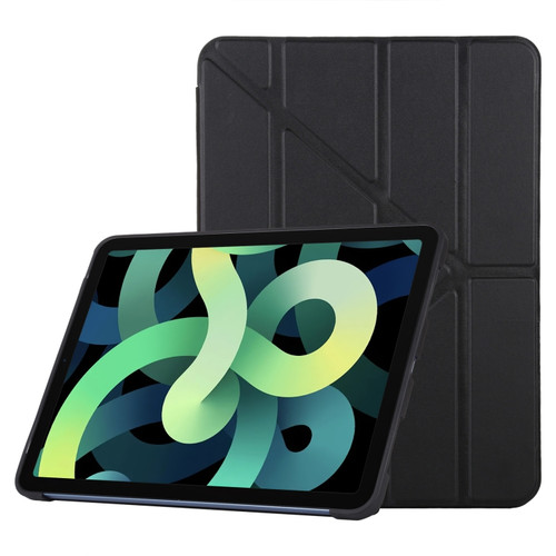 TPU Horizontal Deformation Flip Leather Case with Holder iPad Air 2022 / 2020 10.9 - Black