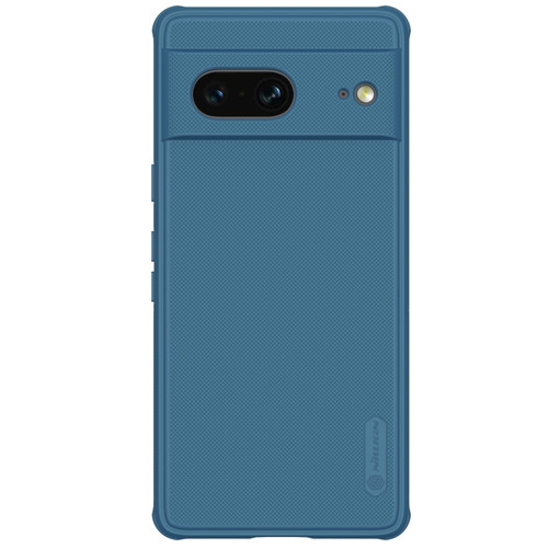 Google Pixel 7 5G NILLKIN Super Frosted Shield Pro PC + TPU Phone Case - Blue