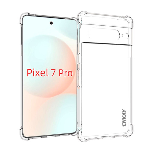 Google Pixel 7 Pro ENKAY Clear TPU Shockproof Case