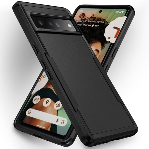 Google Pixel 7 Pro Pioneer Armor Heavy Duty PC + TPU Phone Case - Black