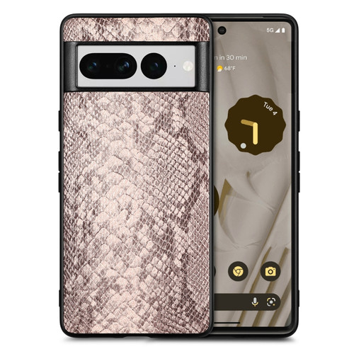 Google Pixel 7 Pro SnakeskinLeather Phone Case - Grey