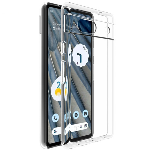 Google Pixel 7a IMAK UX-10 Series Transparent Shockproof TPU Phone Case - Transparent