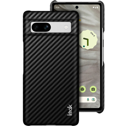 Google Pixel 7a imak Ruiyi Series PU + PC Phone Case - Carbon Fiber Texture