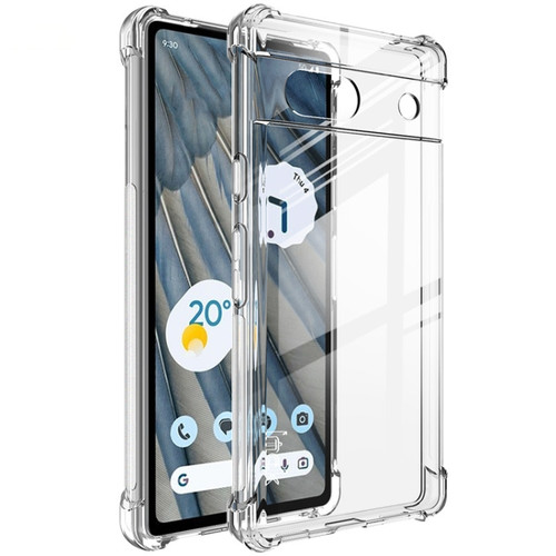 Google Pixel 7a imak Shockproof Airbag TPU Phone Case - Transparent